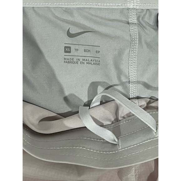 Women's Nike Shorts Pink and Gray, Built-in biker shorts, XS, #525-S - Picture 3 of 4